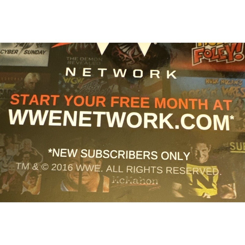 WWE Official Program 2016 With Poster WWF John‎ Cena Randy Orton WCW AEW - Picture 4 of 4